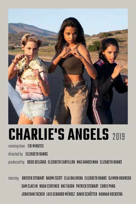 Charlie's Angels Movie Poster Girlhood Movies, Charlies Angels Movie, Charlie's Angels 2019, Classy Old Money, 100 Wallpaper, American Movies, Angel Movie, Girl Money, Girl Baddie