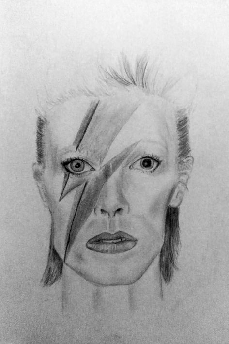 David Bowie  Drawing David Bowie Drawing, Bowie Drawing, David Bowie, My Drawings, Easy Drawings, Drawings