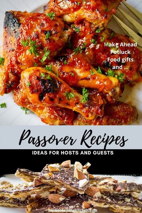 We've put together some great Passover-friendly recipe ideas for main dishes, sides and desserts. While many stick to traditional Passover fare, some of you might want to change it up a bit - or at least mix old and new. Hey, dare to be different! #passoverrecipes #passoversidedishes #passoverdesserts #passovermaindishes Passover Main Dishes, Passover Lunch Ideas, Passover Stuffing Recipe, Sephardic Passover Recipes, Passover Seder Meal, Easy Kosher Meals, Seder Meal Recipes, Traditional Passover Meal, Passover Vegetable Side Dishes