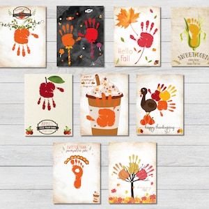 #fall #autumn #bundle #halloween #pumpkinspice #october #fallvibes #autumnvibes #pumpkin #farmlife #leaves #gift #diy #etsy #classroomcrafts #fallcolors #instagood #photooftheday #art #etsy #fun #leaves #falldecor #landscape #pumpkins #handprintprintable #toddleractivity #spooky #fallcraft #autumnleaves #fallart #handprint #kids handprint #toddlerhandprint #memorykeepsake #keepsakememory #fall #handprintcraft #handprintactivity #pumpkinprintable #printable #fallhandprint #halloweenhandprint Fall Kids Painting, Fall Hand Print Crafts For Kids, Kids Fall Crafts Easy, Halloween Baby Crafts, Pumpkin Footprint Art, Thanksgiving Crafts For Babies, Fall Footprint Art For Infants, Thanksgiving Footprint Art, Thanksgiving Diy Decorations