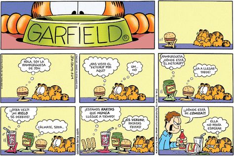 Aug 24, 2008 Garfield Comic, Solgaleo Pokemon, Anime English, Hagar The Horrible, Garfield Comics, Family Circus, Jim Davis, Mini Comic, Classic Comics