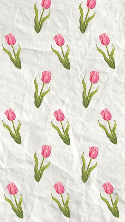 cute background!! #tulips #wallpaper Pink Tulips Wallpaper Aesthetic, Background Tulips, Tulips Wallpaper, Cute Background, Islamic Wallpaper Hd, Easter Wallpaper, Simple Phone Wallpapers, Bullet Journal Design Ideas, Diy Wallpaper