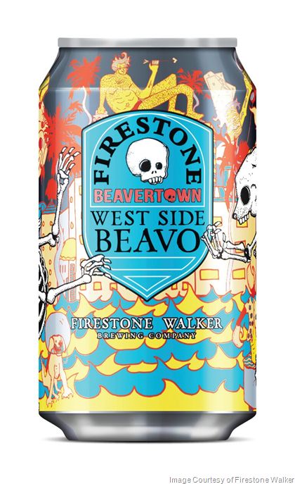 mybeerbuzz.com - Bringing Good Beers & Good People Together...: Beavertown & Firestone Walker Unveil "West Side Be... Beer Can Collection, Brewery Design, Cheap Beer, Graphic Design Packaging, A Skeleton, Beer Recipes, Beer Label, West Side, New Crafts