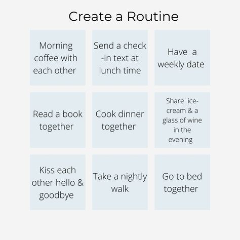 Relationship Meeting Agenda, Couple Planning Life, Couples Morning Routine, Relationship Routine, Couple Routine, Healthy Couple, Quarantine Routine, Creating A Routine, Family Routine