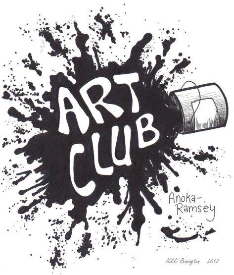 Art Show Poster Ideas, Art Club Logo Design, Art Club T Shirt Designs, Art Club Logo Ideas, Art Club Shirts Design, School Club Flyer Design, Art Studio Logo Design Ideas, Art Club Poster Ideas, School Club Poster Design