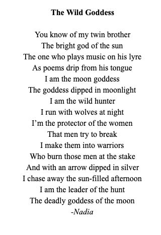 Nadia Mcghee Poems, Artemis Poetry, Nadia Poems, Mythology Poems, Wild Goddess, Mythology Poetry, Poems Deep, Meaningful Poems, Greek Pantheon