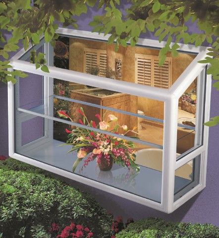 Garden windows are designed to let in light, create a healthy environment for plants, and make even grey, cloudy days seem filled with spring. Window Behind Stove, Kitchen Garden Windows, Garden Window Kitchen, Garden Window Ideas, Kitchen Window Herb Garden, Kitchen Garden Window, Window Herb Garden, Greenhouse Windows, Greenhouse Window