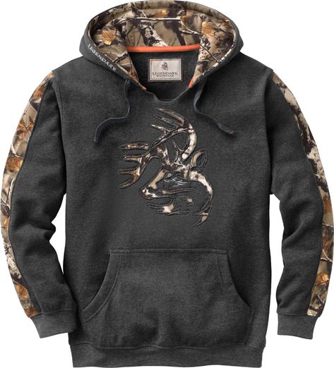 Outfitter Hoodie | Legendary Whitetails Hoodie Images, Chunky Sweaters, Heavyweight Hoodie, Womens Camo, Bee Jewelry, Camo Designs, Camo Hoodie, Country Shirts, White Tail