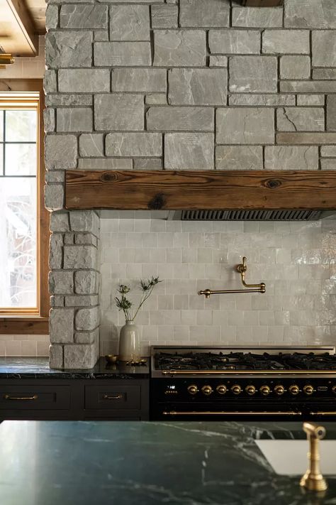 Range Hood Alternatives, Stone Covered Range Hood, Stone Range Surround, Rustic Oven Hood, Tiled Range Hood Ideas, Stone Stove Hood, Stone Vent Hoods Kitchen, Rustic Range Hood Ideas, Stone Range Hood Ideas