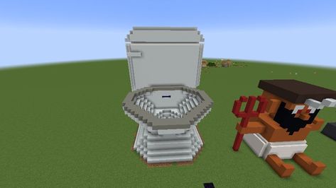 toilet Minecraft, Building