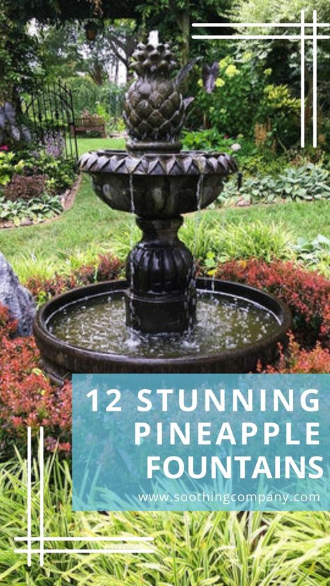 Say goodbye to mundane garden decor and introduce an exotic twist with our Top 12 Pineapple Fountains to Spruce Up Your Garden! Explore stunning outdoor fountain ideas, outdoor fountain gardens, and outdoor fountain backyards, all inspired by the vibrant Pineapple fountain garden decor trend. Level up your outdoor space today – Learn more! Unique Water Fountains, Fountain Ideas Outdoor, Outdoor Fountain Ideas, Fountain Ideas, Fountain Garden, Modern Fountain, Outdoor Fountains, Garden Water Fountains, Fountains Backyard