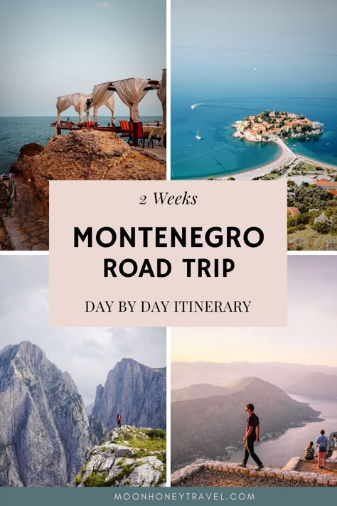 Montenegro Itinerary, Montenegro Travel, Balkans Travel, Road Trip Map, Arizona Road Trip, Perfect Road Trip, American Road Trip, Voyage Europe, Summer Road Trip