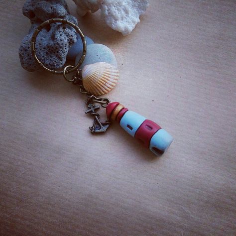 Lighthouse. polymer clay Clay Lighthouse, Light Houses, Earring Ideas, Camping Crafts, Ruby Earrings, Clay Tutorials, Polymer Clay Earrings, Dahlia, Clay Earrings