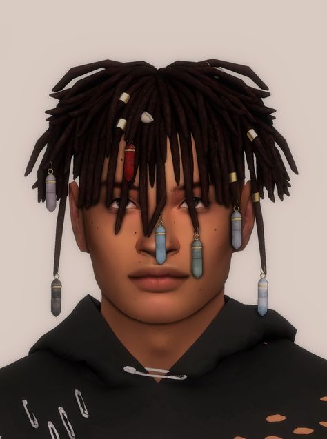 🖇Jay Winston 🖇 | lizzsimzz on Patreon Sims 4 Cc Hair Twists Male, Sims 4 Cc Hair Locks, Sims 4 Cc Hair Male Curly Patreon, Sims 4 Cc Dreads Male, Sims 4 Dreads, Twist Hair Men, Cc Skin, Long Curly Hair Men, Sims 4 Hair Male