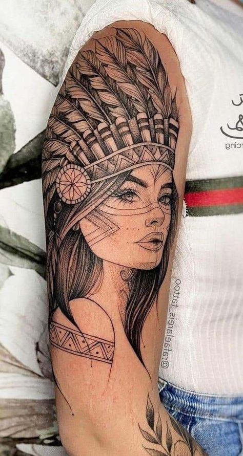 Dumbest Tattoos, Indian Feather Tattoos, Worst Tattoos, Native American Tattoo, Feather Tattoo Design, White Ink Tattoo, Shoulder Tattoos, Indian Tattoo, Cool Tattoos For Guys