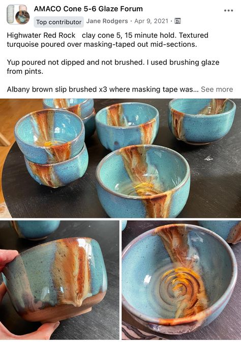 High Fire Glaze Combinations, Low Fire Glaze Combinations, Glaze Combinations, Pottery Glazes, Pottery Classes, Glazes For Pottery, Pottery Ideas, Clay Projects, Bright Orange