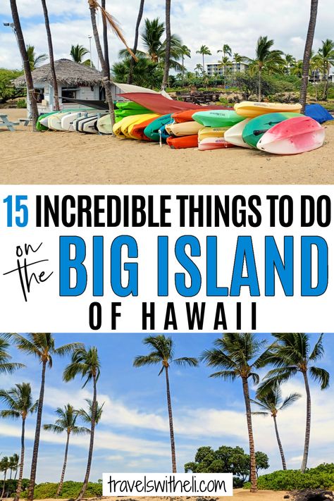 15 Awesome Things To Do On The Big Island of Hawaii Kohala Coast Waikoloa Hawaii Things To Do, Hawaii Big Island, Waikoloa Hawaii, Hawaii Vacation Tips, Big Island Travel, Hawaii Trip Planning, Hawaii Itinerary, Polynesian Islands, Hawaii Things To Do