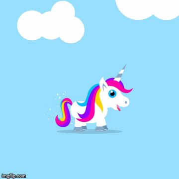 OMG Look how happy is that unicorn!!! Unicorn Background, Unicorn Store, Magic Dust, Adventure Time Wallpaper, Kawaii Unicorn, Unicorn Illustration, Unicorn Wallpaper, Fairy Dragon, Gif Images