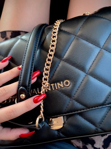 Valentino Bag Aesthetic, Valentino Aesthetic, Handbag Aesthetic, Valentino Bag, Vision Board Pictures, Happy Pictures, Handbag Collection, Bag Aesthetic, Nails Red