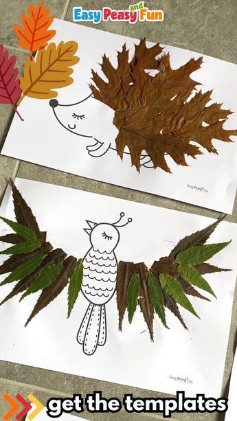 We love these ideas for leaf art projects for kids. These easy fall crafts are a great way to use real leaves as a crafting material. Crafts with leaves are something kids love to get creative with, and the finished projects are always amazing. Fall Craft Kindergarten Easy, Easy Kid Crafts For Fall, Leaf Crafts For Kindergarten, Fall Leaf Scavenger Hunt, Leaf Pumpkin Craft, Leaf Artwork For Kids, Fall Thanksgiving Crafts For Toddlers, Toddler Fall Leaf Crafts, Leaves Activities For Kindergarten