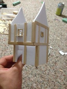 Diorama House, Terrain Building, Dnd Diy, Dnd Crafts, Dnd Minis, House Template, Medieval Houses, Glitter Houses, Dnd Miniatures