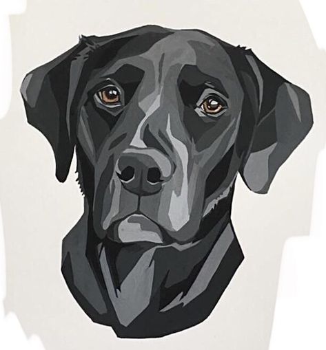 Watercolor Pencil Art, Dog Portraits Art, Monochromatic Art, Animal Portraits Art, Art Drawings Sketches Pencil, Dog Vector, Black Labs, Canvas Painting Designs, Animal Quilts