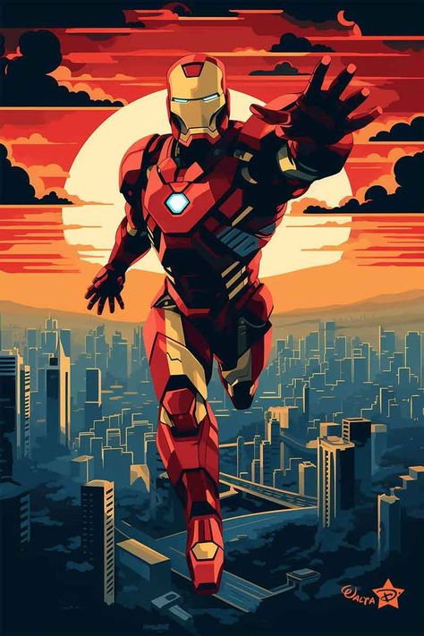 Ironman Artwork, Really Cool Wallpapers, Marvel Paintings, Dragon Wallpaper Iphone, 3d Poster, Boys Posters, Thanos Marvel, Iron Man Wallpaper, Iron Man Art