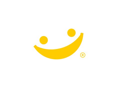 Good Banana by R A H A J O E on Dribbble    A simple yet fun logomark, approved for Good Banana. Combine Banana + Smile Banana Logo Design Ideas, Banana Branding, Happiness Images, Fun Logos Inspiration, Logo Banana, Happiness Logo, Banana Vector, Banana Logo, Dr. Bright