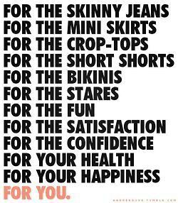 Workout for the skinny jeans The mini skirts The short shorts The stares The fun Satisfaction The confidence Your health Happiness Workout Morning, Body Motivation, Motivation Fitness, Sport Motivation, Fitness Motivation Quotes, Health Motivation, I Work Out, New Energy, Fitness Quotes