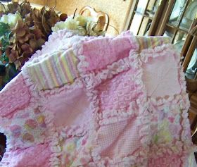 Creations from my heart: A Rag Quilt For the New Baby.... Diy Rag Quilt, Rag Quilt Instructions, Girls Rag Quilt, Baby Quilt Size, Quilt Instructions, Rag Quilt Tutorial, Rag Quilt Patterns, Pink Saturday, Baby Rag Quilts