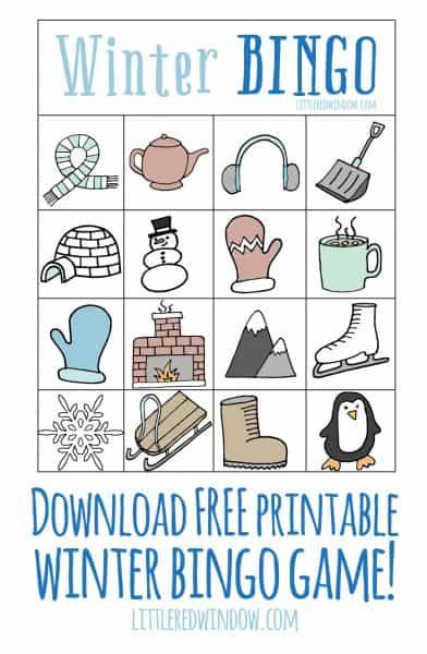 Download a FREE printable Winter BINGO game, perfect for classroom parties! Classroom Winter Party, Winter Bingo, Winter Printables, Holiday Party Kids, Winter Classroom, Winter Kindergarten, Winter Activities For Kids, Winter Schnee, Winter Parties