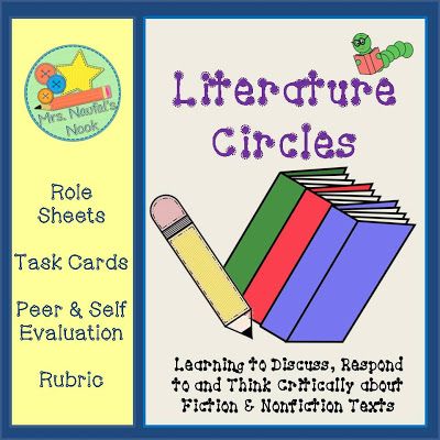 Tips to Starting Literature Circles Literature Circles, Rubrics, Task Cards, Language Arts, Nook, Circles, Literature, Reading, Quick Saves