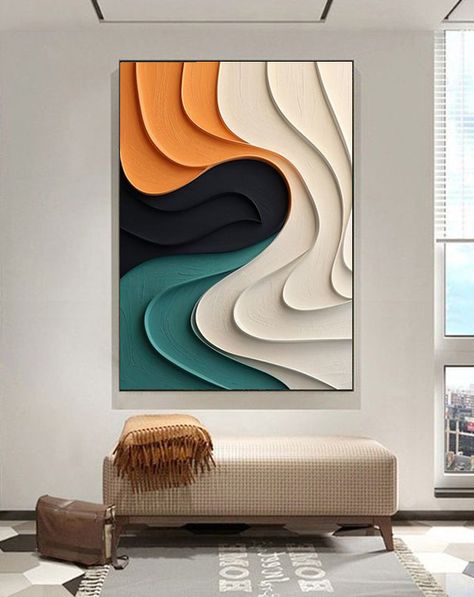 Colorful Abstract Wall Art Acrylic Colour Mixing Chart, Structural Painting, Modern Decorations, Colorful Abstract Wall Art, Resin Art Canvas, Canvas For Living Room, Unique Artworks, Modern Art Canvas Painting, Abstract Wall Painting