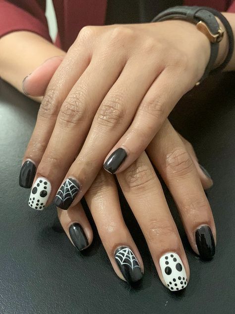 Men’s Halloween Nail, Male Halloween Nails, Male Nail Art Black, Mens Halloween Nails, Short Nails Ideas Halloween, Men’s Halloween Nails, Halloween Nails For Men, Halloween Nails Men, Mens Nail Designs