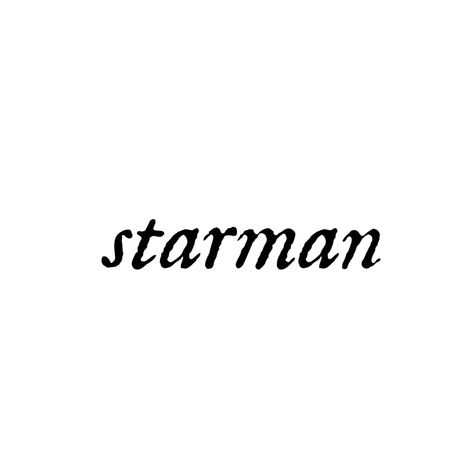 Starman David Bowie Aesthetic, Star Man Tattoo David Bowie, Bowie Tattoo Minimalist, Starman David Bowie Tattoo, Bowie Inspired Tattoo, Creative Simple Tattoos, David Bowie Widget, Rock Music Inspired Tattoos, Song Related Tattoos