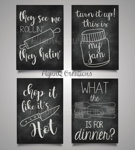 Chalkboard Art Kitchen, Kitchen Blackboard, This Is My Jam, Chalkboard Kitchen, Chalkboard Wall Bedroom, Chalkboard Art Quotes, Chalkboard Doodles, Herbalife Shake Recipes, Funny Kitchen Signs