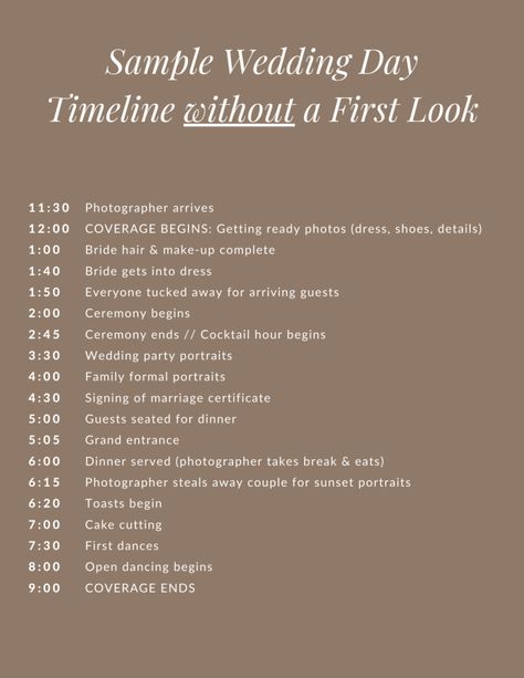 Wedding Day Timeline For 2pm Ceremony, 2pm Wedding Ceremony Timeline, Wedding Timeline With First Touch, Day Of Wedding Timeline 2:00 Ceremony, Wedding Timeline 6pm Ceremony, Wedding Time Line Day Of, 4 O’clock Wedding Timeline, October Wedding Timeline, Wedding Timeline For 2pm Ceremony