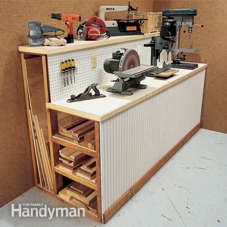 Workshop Organisation, Storage Shed Organization, Garage Workshop Organization, Diy Storage Shed, Lumber Storage, Shed Organization, Garage Organization Diy, Garage Tool Storage, Tool Storage Diy