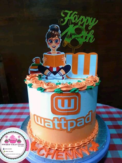 Wattpad Cake Design, Cake Design Ideas, Cake Packaging, Different Cakes, Theme Cake, Yummy Cakes, Themed Cakes, Cake Designs, Cake Toppers