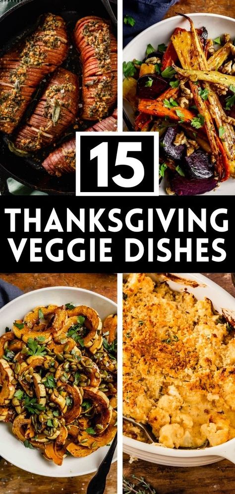 These vegetable side dishes are key to achieving a delicious and healthyish Thanksgiving meal. Each recipe is uniquely bold, flavorful, and very veggie forward. Thanksgiving Dishes Vegetables, Green Veggies For Thanksgiving, Turkey Dinner Vegetable Sides, Veggie Forward Recipes, Thanksgiving Vegtable Ideas, Veggie Side For Thanksgiving, Thanksgiving Vegetable Ideas, Thanksgiving Vegetable Side Recipes, Thanksgiving Side Vegetables