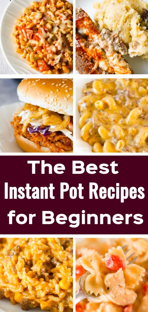 Instant Pot Recipes For Beginners, Best Instant Pot Recipes, Beef Recipe Instant Pot, Instant Pot Pasta Recipe, Pot Recipes Healthy, Pot Recipes Easy, Instant Pot Pork, Easy Chicken Dinner Recipes, Best Instant Pot Recipe