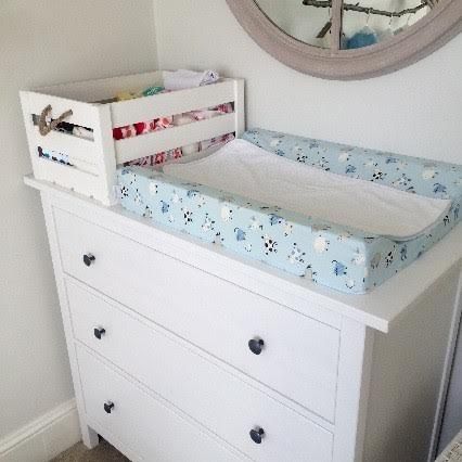 Baby Chest Of Drawers Organization, Baby Chest Of Drawers, Baby Cupboard, Changing Table With Drawers, Baby Changing Unit, Malm Chest Of Drawers, Babies Rooms, Ikea Chest Of Drawers, Baby Changer