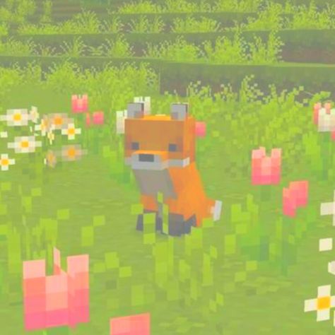 Minecraft Fox Statue, Fox Minecraft, Minecraft Animals, Minecraft City, Minecraft Inspo, Hua Cheng, Banner Gif, Texture Packs, Cute Photos