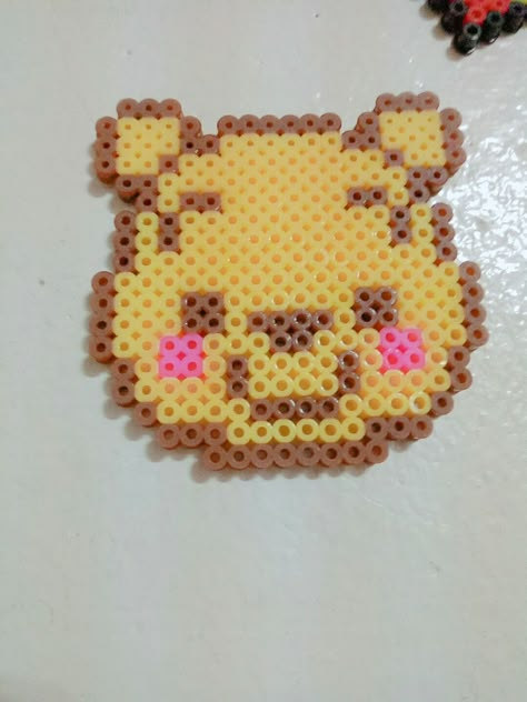 #PerlerBeads  #Pooh Pooh Bear Perler Beads, Disney Pearl Beads, Creative Perler Bead Ideas, Perler Bead Bookmarks Ideas, Puller Beads Ideas, Yellow Perler Bead Patterns, Winnie The Pooh Perler Beads, Pearler Beads Designs Ideas, Disney Perler Bead Patterns