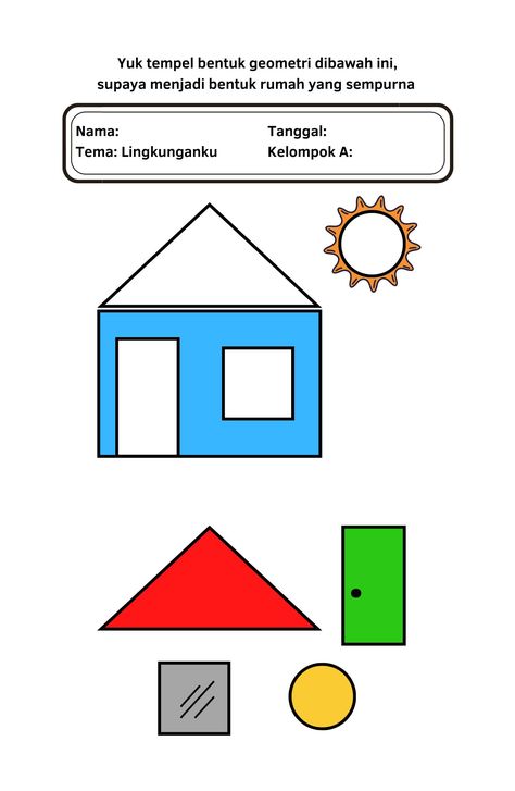 Soal Tk, Toddler Fine Motor Activities, Preschool Activity Sheets, Fun Experiments For Kids, Body Parts Preschool, Preschool Activities Printable, Recycling Facts, Kids Worksheets Preschool, Baby Play Activities