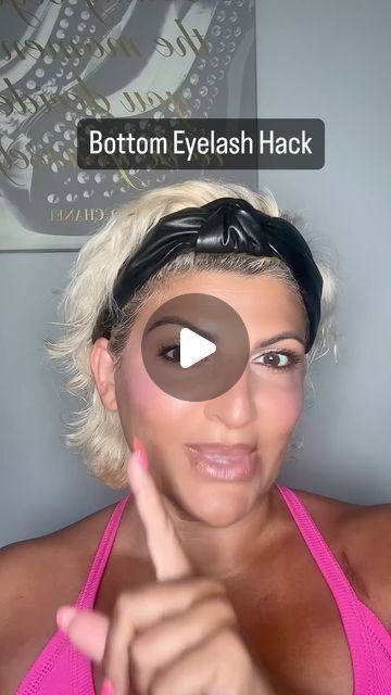 Cristina Pignataro on Instagram: "I have a bottom eyelash hack that’s about to blow your mind!!! Especially if you have tiny bottom lashes. Makeup artists….you will love this one! 
#eyelashes #eyelashhack #makeuphacks #mascara #makeuptips #makeuptipsandtricks #easymakeup #makeupforbeginners #maturemakeup #beautyhacks" How To Draw Fake Bottom Lashes, How To Put Mascara On Bottom Lashes, How To Apply Mascara To Bottom Lashes, Underlash Eyelashes, Bottom Lashes Tutorial, Makeup Tips Mascara, Bottom Lashes Makeup, Lash Hacks, Eyelash Hacks