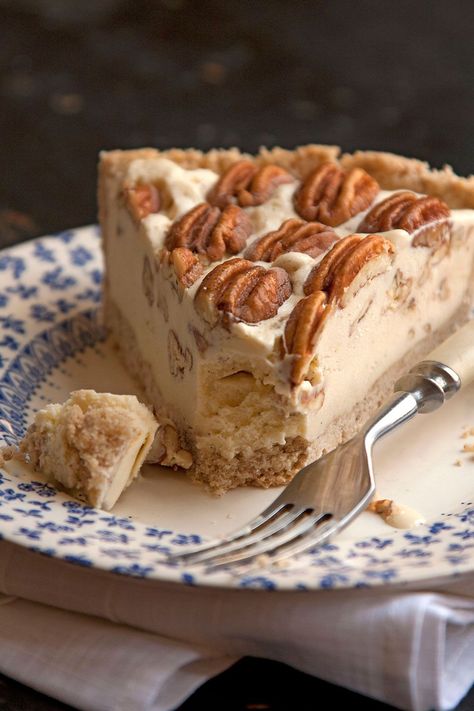 Pecan Pie-Ice Cream Pie Recipe | Saveur Refrigerated Desserts, Ice Cream Pie Recipe, Pie Ice Cream, Diy Dessert, Ice Cream Pie, Pecan Ice Cream, Cream Pie Recipes, Cream Cakes, Ice Cream Pies