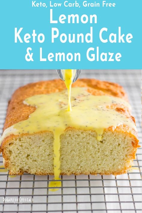 Almond Flour Pound Cake, Sugar Free Pound Cake, Lemon Keto, Keto Pound Cake, Keto Bread Recipe, Keto Cakes, Coconut Flour Bread, Best Keto Bread, Coconut Flour Recipes