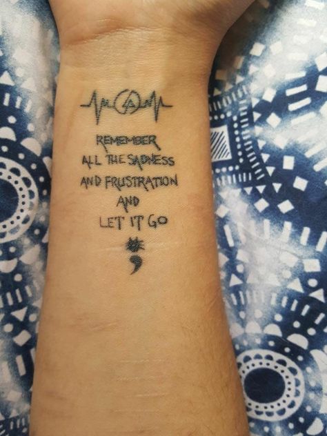 Tattoos In Memory, Chester Bennington Tattoo, Lp Tattoo, Talinda Bennington, Linking Park, Lyrics Tattoo, Cool Symbols, Lyric Tattoos, Linkin Park Chester