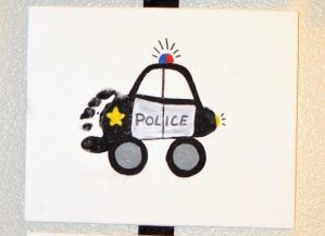 7 Adorable Police Officer Crafts For Kids - Love and Blues Police Officer Crafts, Community Helpers Art, Community Helpers Preschool Crafts, Police Crafts, Community Helpers Crafts, Baby Footprint Art, Community Workers, Community Helpers Preschool, Transportation Crafts